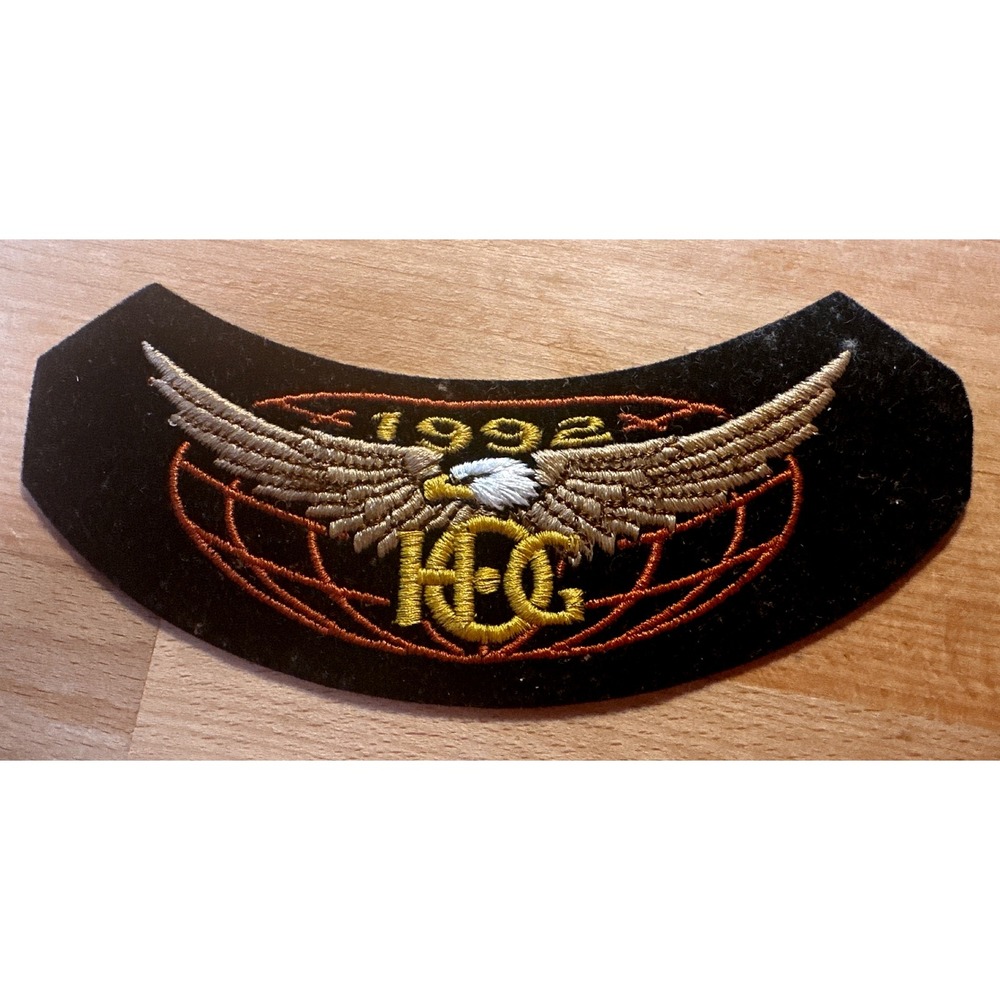 Harley‎ Davidson HOG Rocker Patch 1992 Membership NOS Vintage